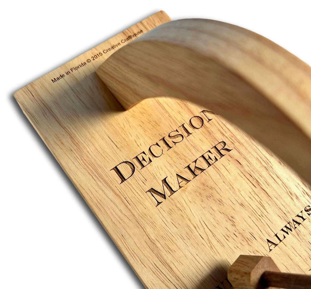Christmas Gift for Your Boss | Decision Maker Standard - Fun and Unique | Teachers Gift | Office Desk Decor - Creative Crafthouse