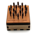 Clock Solitaire Puzzle | Wood Peg Jumping Game - Creative Crafthouse
