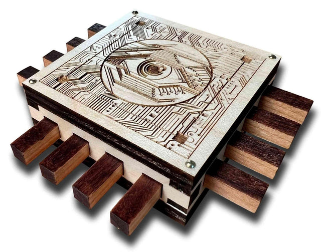 Computer Chip Premium Wood Puzzle - Can you reprogram this one?? - Creative Crafthouse