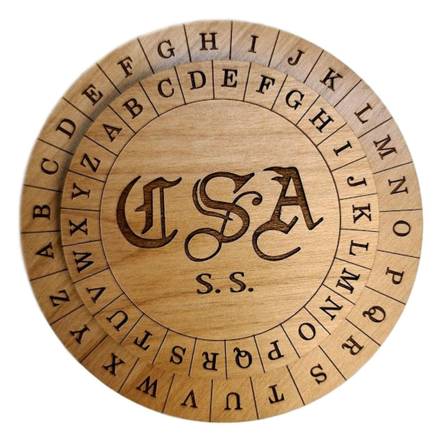 Confederate Army Cipher Disk – Civil War Encryption Wheels - Creative Crafthouse