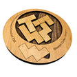 Cracked Egg Wood Puzzle - Level 8 out of 10 Difficulty - Recommended Brain Teaser Gift for Ages 14 and Up - Creative Crafthouse