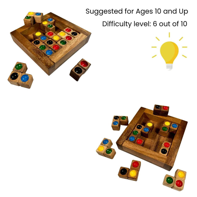 Crazy Quilt Puzzle – Personalized Wooden Puzzle for Girls - Creative Crafthouse