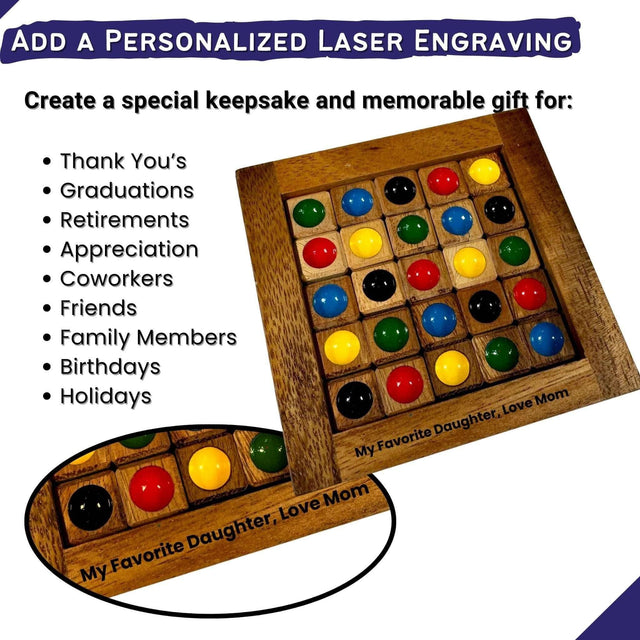 Crazy Quilt Puzzle – Personalized Wooden Puzzle for Girls - Creative Crafthouse