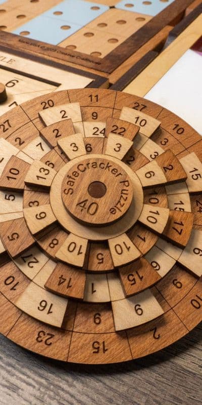 hamdeade wooden puzzles and brain teasers from creative crafthouse.
