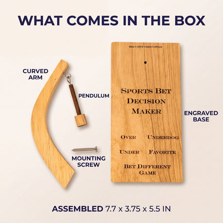 Custom Decision Maker for Gamblers | Personalizable Gift - Creative Crafthouse