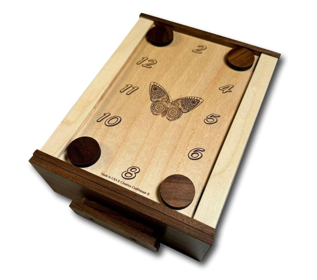 Customizable Escape Room Mag Lock Puzzle Box | Interactive Prop with Personalized Code and Image - Creative Crafthouse