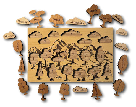 Day and Month Puzzle - A Learning and Memory Puzzle - Creative Crafthouse