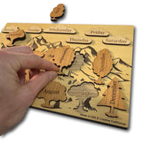Day and Month Puzzle - A Learning and Memory Puzzle - Creative Crafthouse
