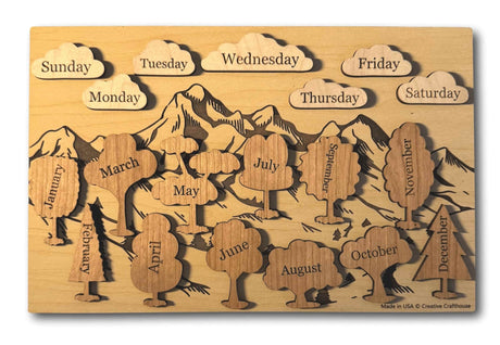 Day and Month Puzzle - A Learning and Memory Puzzle - Creative Crafthouse