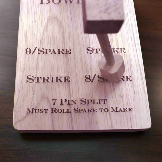 Decision Maker 10 Pin Shot Maker Machine - Bowling Game - Can be personalized - Creative Crafthouse