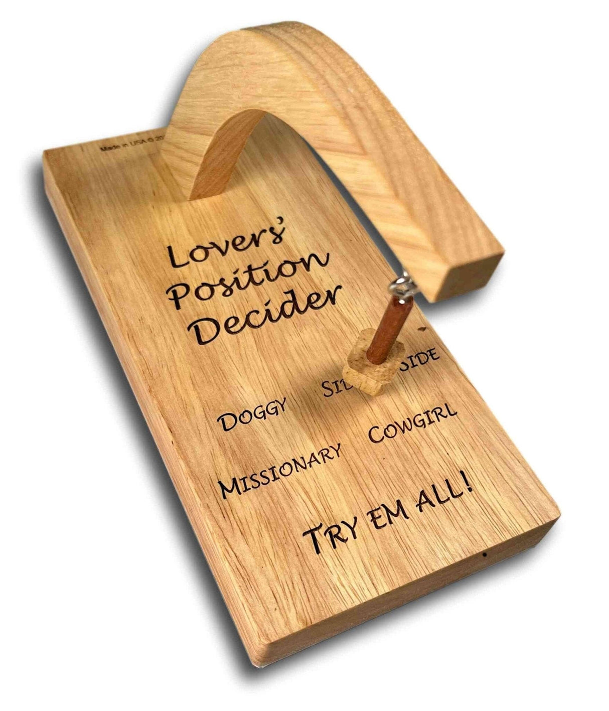 Decision Maker - Puzzle - Lover's Position - Adult Fun for When you just can't Decide - Creative Crafthouse