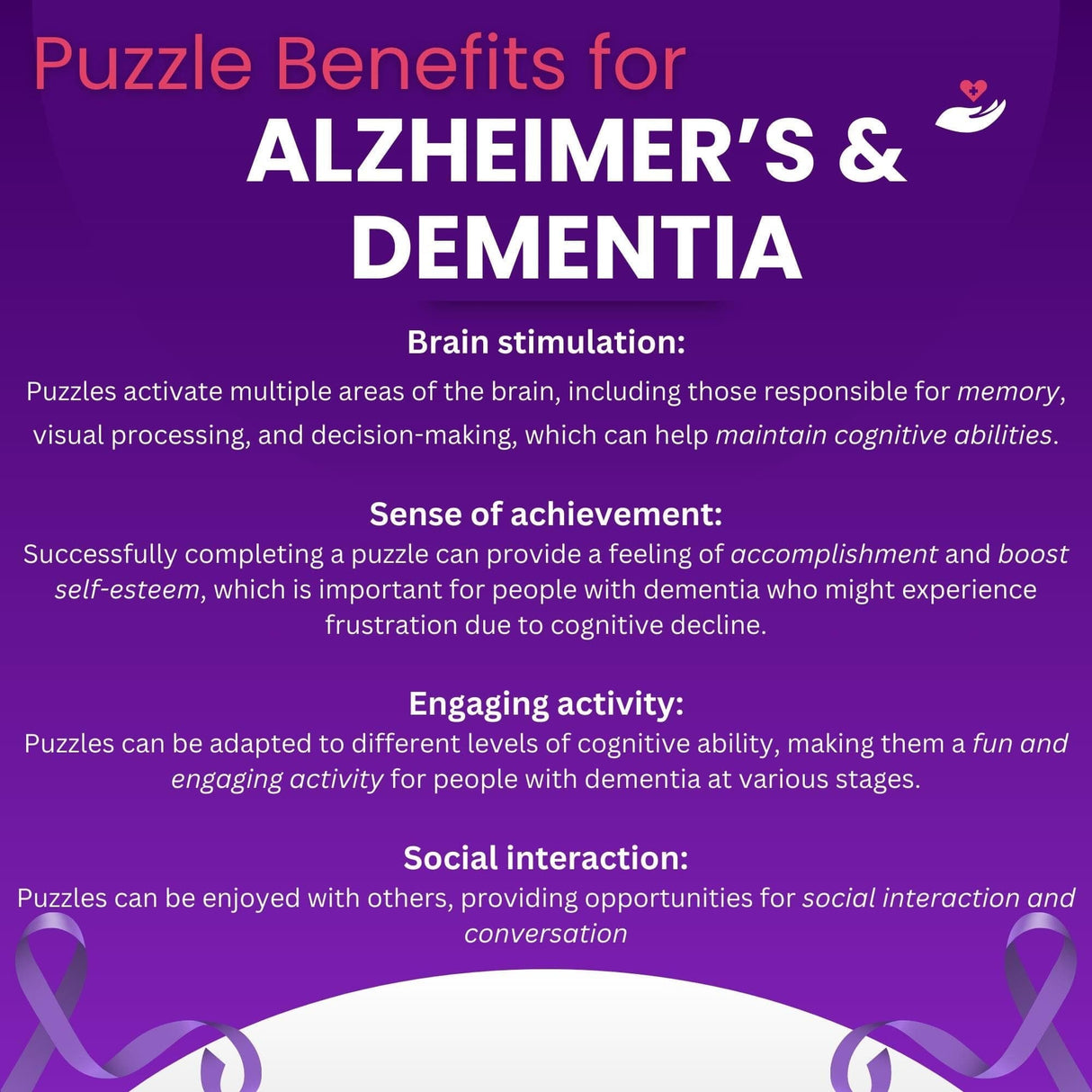 Dementia Activity - Wooden Puzzle for Alzheimer's - Soma Cube Brain Teaser - Dementia Games for Memory and Hand Dexterity - Dementia Gifts - Creative Crafthouse