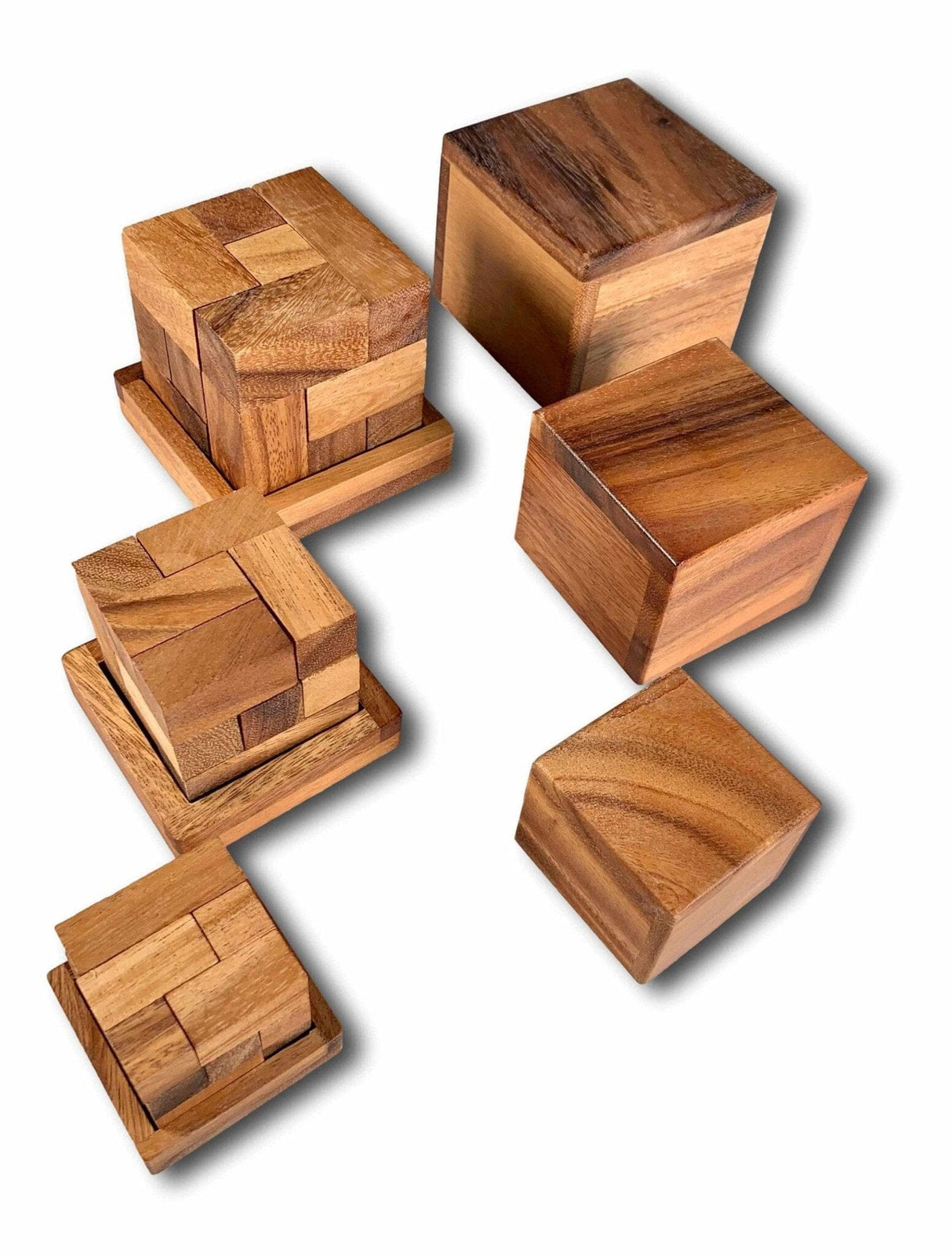 Dementia Activity - Wooden Puzzle for Alzheimer's - Soma Cube Brain Teaser - Dementia Games for Memory and Hand Dexterity - Dementia Gifts - Creative Crafthouse