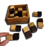 Devil’s Chessboard – Wooden Packing Puzzle Brain Teaser - Creative Crafthouse