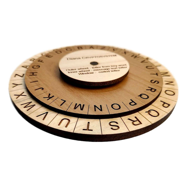 Diana Cryptosystem - US Army Special Forces Cipher Disk - Avail 2 Sizes - Creative Crafthouse
