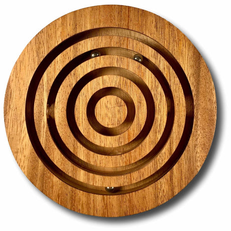 Dimentia Activities - Wooden Maze Puzzle for Seniors - Stroke Recovery - Fine Motor Exercise - Alzheimers Activity | Dizzy Marbles - Creative Crafthouse