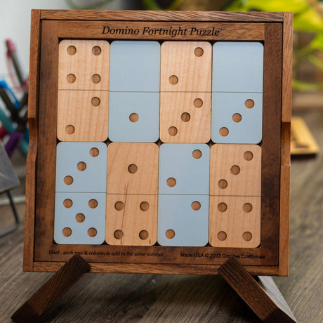Domino Fortnight – Math & Domino Puzzle for Puzzle Lovers - Creative Crafthouse