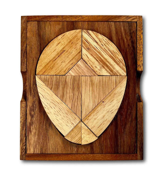 Egg Tangram Puzzle – Wooden Brain Teaser & Easter Gift - Creative Crafthouse