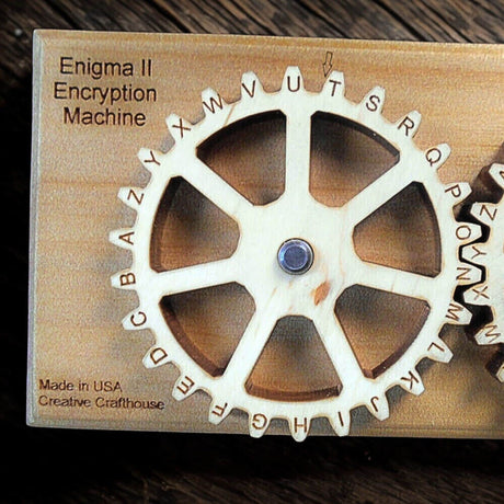 Enigma II Encryption Machine Small | STEM Cryptology Tool - Creative Crafthouse