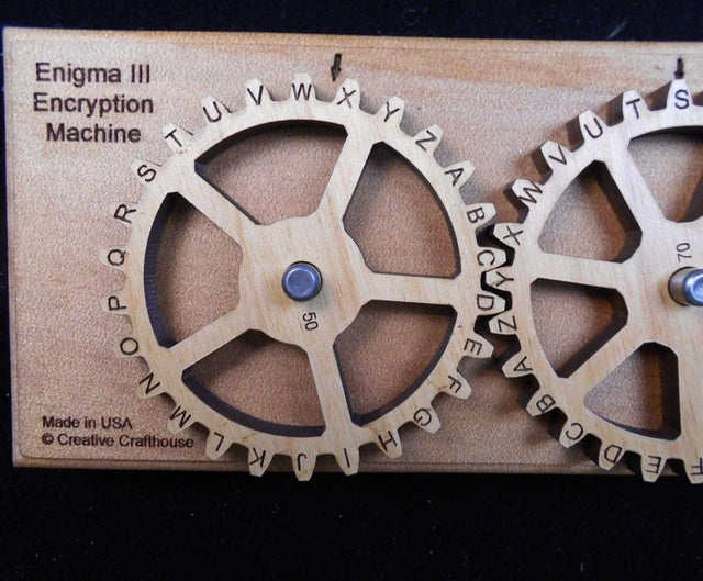 Enigma III Encryption Cipher Machine with 32,448 Keys Possible - Creative Crafthouse