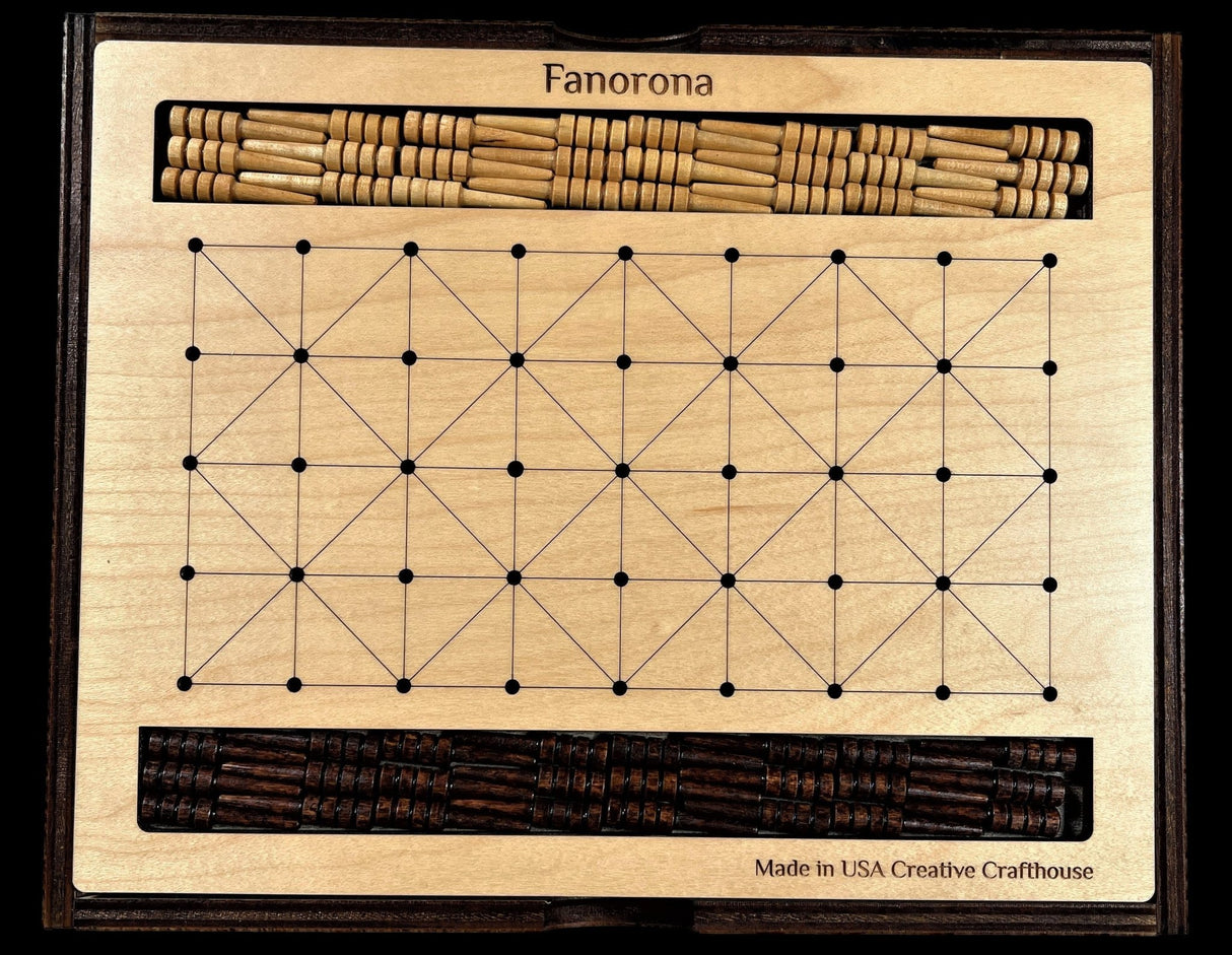 Fanorona Game – strategy game for 2 people - Creative Crafthouse