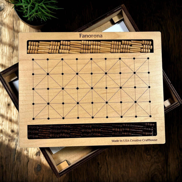 Fanorona Board Game – Classic Two - Player Strategy Game - Creative Crafthouse