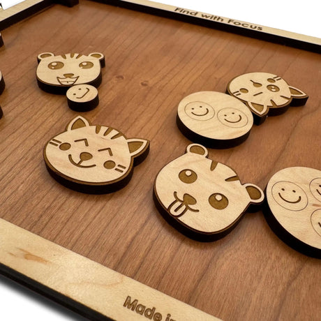 Find with Focus | Wooden Visual Scanning Activity - Creative Crafthouse