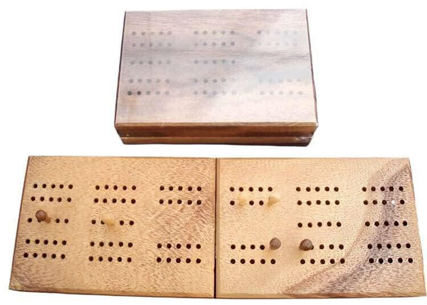 開封済未使用!クリベッジボード House of Cribbage社製 folding-cribbage-board-