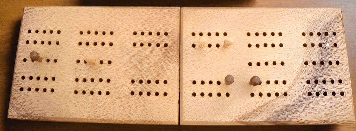 Folding Wood Cribbage Board | Perfect Travel Set - Creative Crafthouse