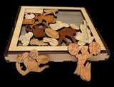 Football Fanatic Wooden Puzzle | Personalized Gift for Him - Creative Crafthouse