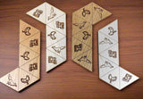 Foxagon Puzzle – Clever 4 - Piece Wooden Brain Teaser - Creative Crafthouse