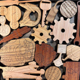 Gift for Auto Mechanic’s Challenge Wooden Puzzle - Unique 18 Piece Brain Teaser - Personalize with Laser Engraved Name - Gift idea for Him - Creative Crafthouse