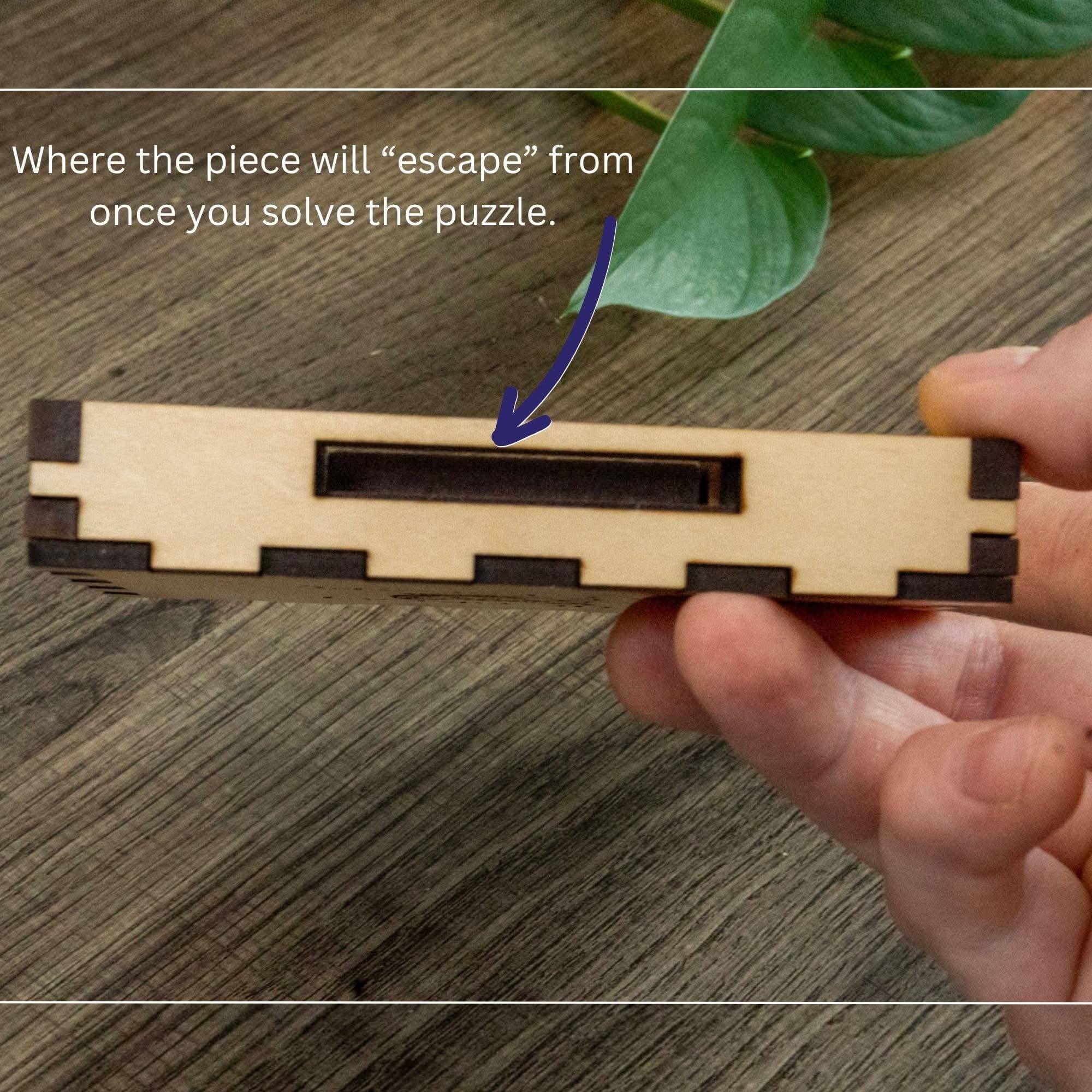 Great Dog Escape Wood Puzzle | Sliding Wooden Block Brain Teaser