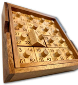 Hard Puzzle for Adults - Most Perfect Square 64 - Fascinating Wooden Math Puzzle - Wood Brain Teaser Puzzle Gift - Creative Crafthouse