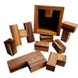 Ancient Egyptian Puzzle Lock - The Haselgrove Box Wood Puzzle - Ancient Egyptian Pyramid Locking Mechanism - Gift for Creative Thinker - Creative Crafthouse
