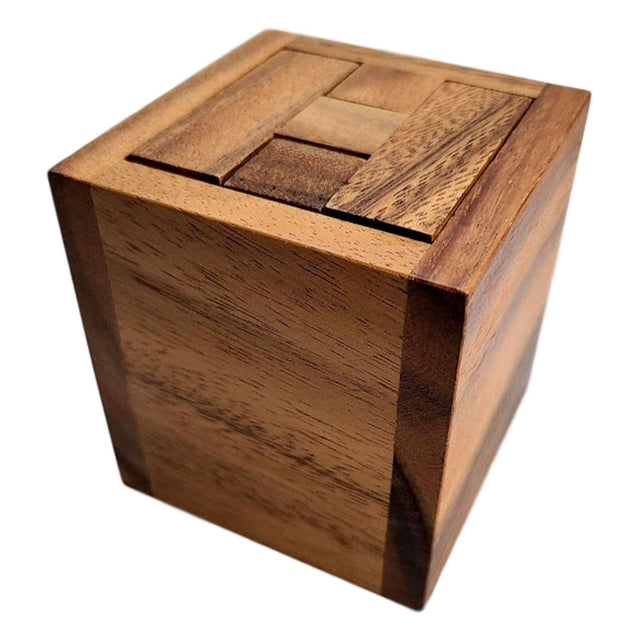 Ancient Egyptian Puzzle Lock - The Haselgrove Box Wood Puzzle - Ancient Egyptian Pyramid Locking Mechanism - Gift for Creative Thinker - Creative Crafthouse