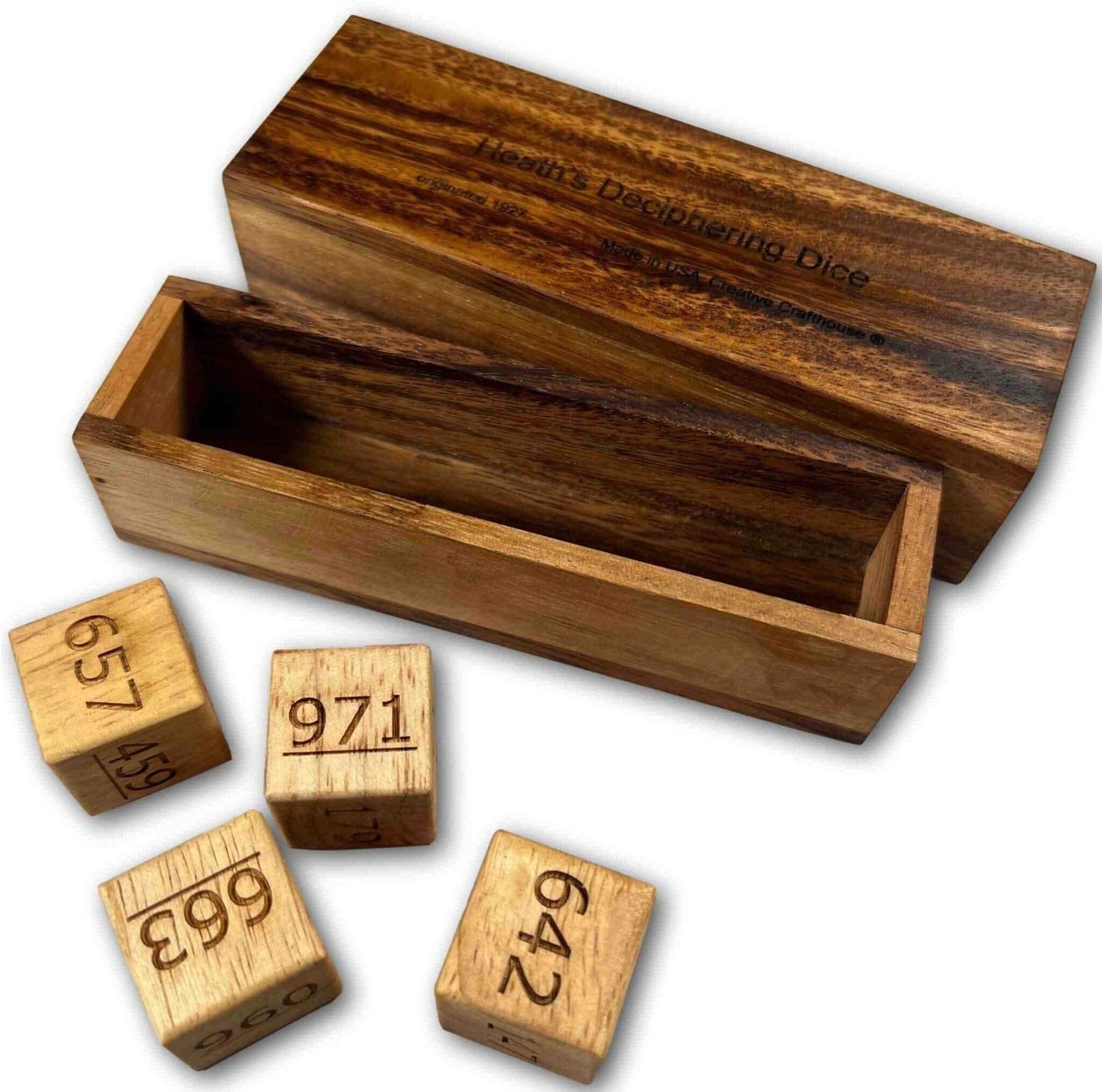Heath's Deciphering Dice - Vintage Math Magic Puzzle - Creative
