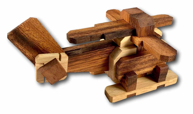 Helicopter Kumiki Puzzle - Brain Teaser - Creative Crafthouse