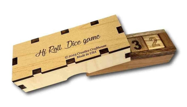 Hi Roll Dice Game - A fun bar or family game for any number of players - Creative Crafthouse