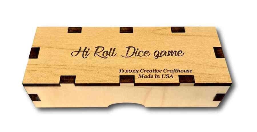 Hi Roll Dice Game - A fun bar or family game for any number of players - Creative Crafthouse