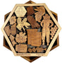 Honey Bee Puzzle – Help the Hive Thrive - 14 Piece Wood Brain Teaser - Personalize with Laser Engraved Name to Create a Memorable Gift - Creative Crafthouse