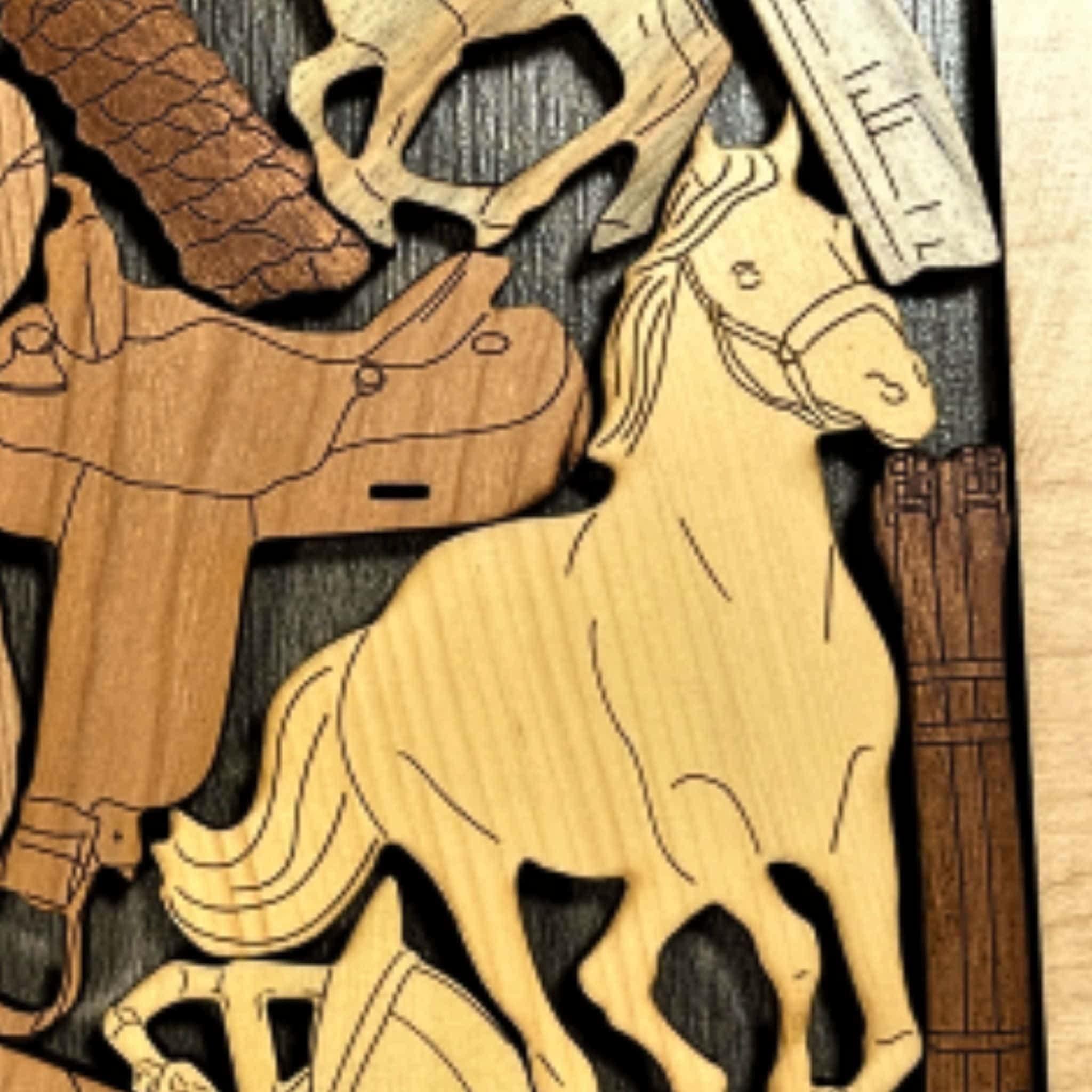 Horse Lovers Wood Puzzle | Personalizable Gift – Creative Crafthouse