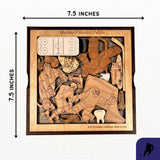 Ice Hockey Fanatics Puzzle – Artistic & Challenging Brain Teaser - can be personalized - Creative Crafthouse