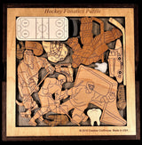 Ice Hockey Fanatics Puzzle – Artistic & Challenging Brain Teaser - can be personalized - Creative Crafthouse
