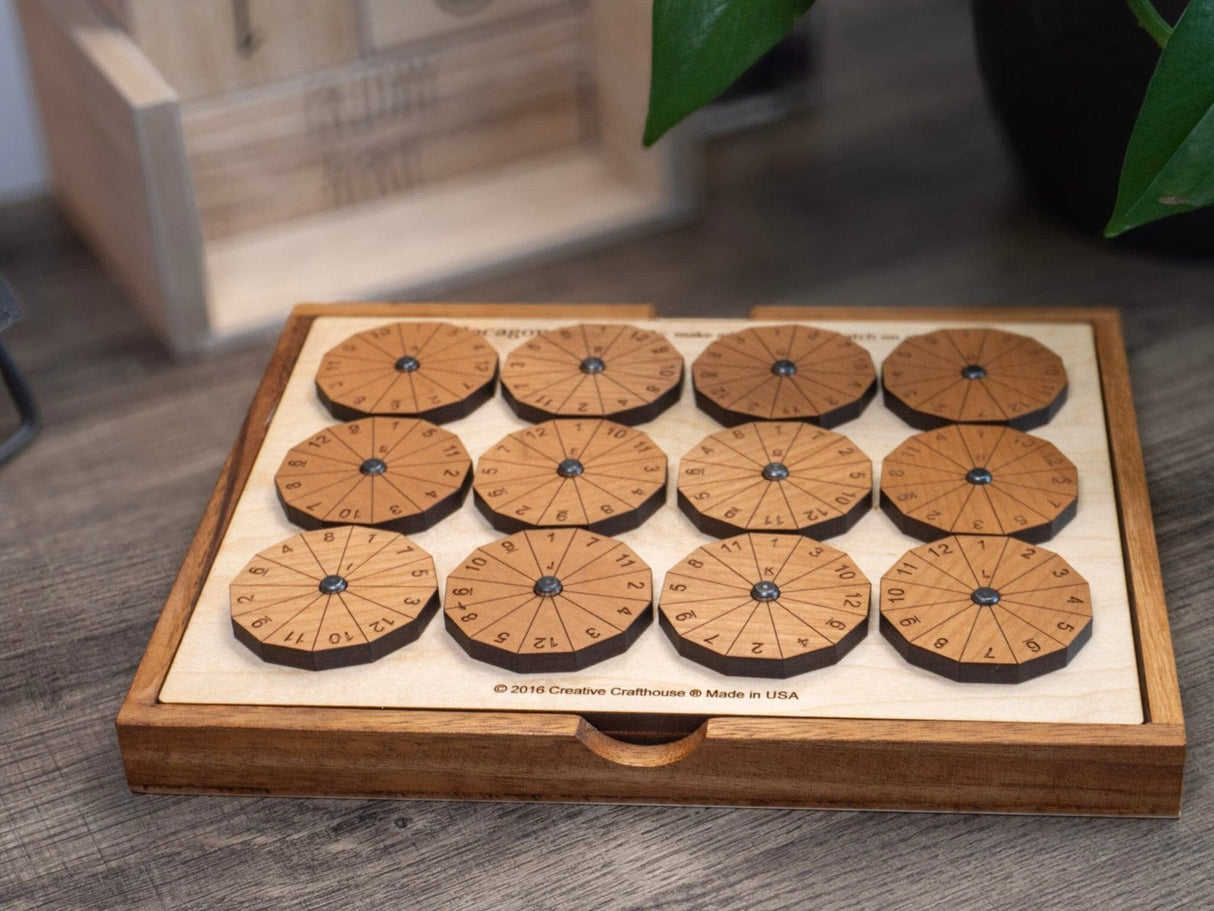 Impossible Math Puzzle for Adults - The Dodecagon Dilemma Brain Teaser Puzzle From Creative Crafthouse - Creative Crafthouse