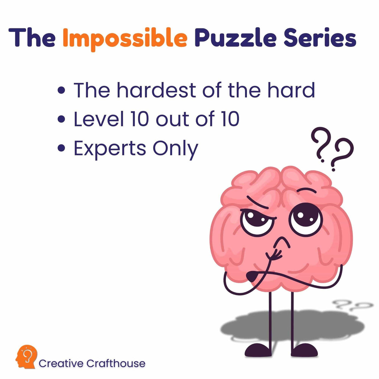 Impossible Puzzle Gift Set for Adults – Dodecagon Dilemma & Most Perfect Square 64 - Two Wood Brain Teasers Gifts for Hard to Buy for People - Creative Crafthouse