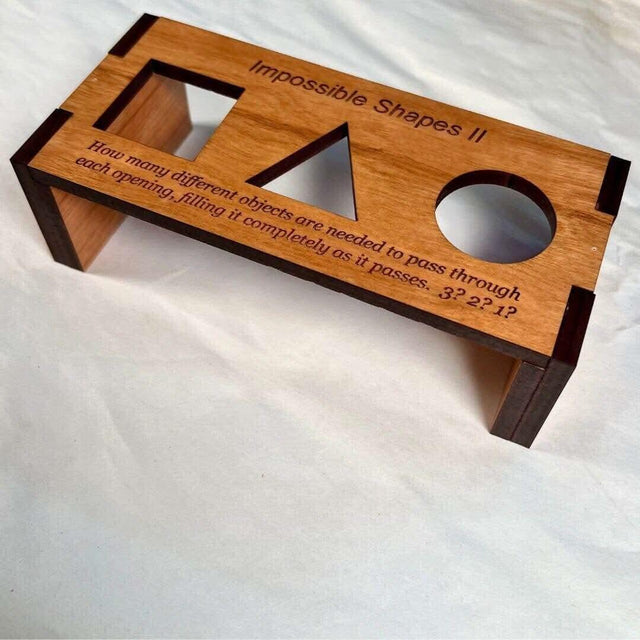 Impossible Shape Puzzle 2.0 - If the Perfect Fit was a Brain Teaser - Fit One Piece Perfectly in to Each Hole - Creative Crafthouse