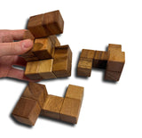 Interlock 4 – Wooden Brain Teaser Cube - Creative Crafthouse