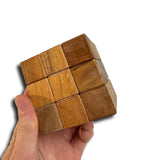 Interlock 4 – Wooden Brain Teaser Cube - Creative Crafthouse