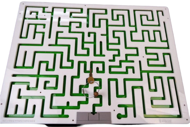 Key Maze Puzzle - Acrylic Model – Traps a Key Until Maze is Solved - Brain Teaser - Labyrinth Puzzle - Creative Crafthouse